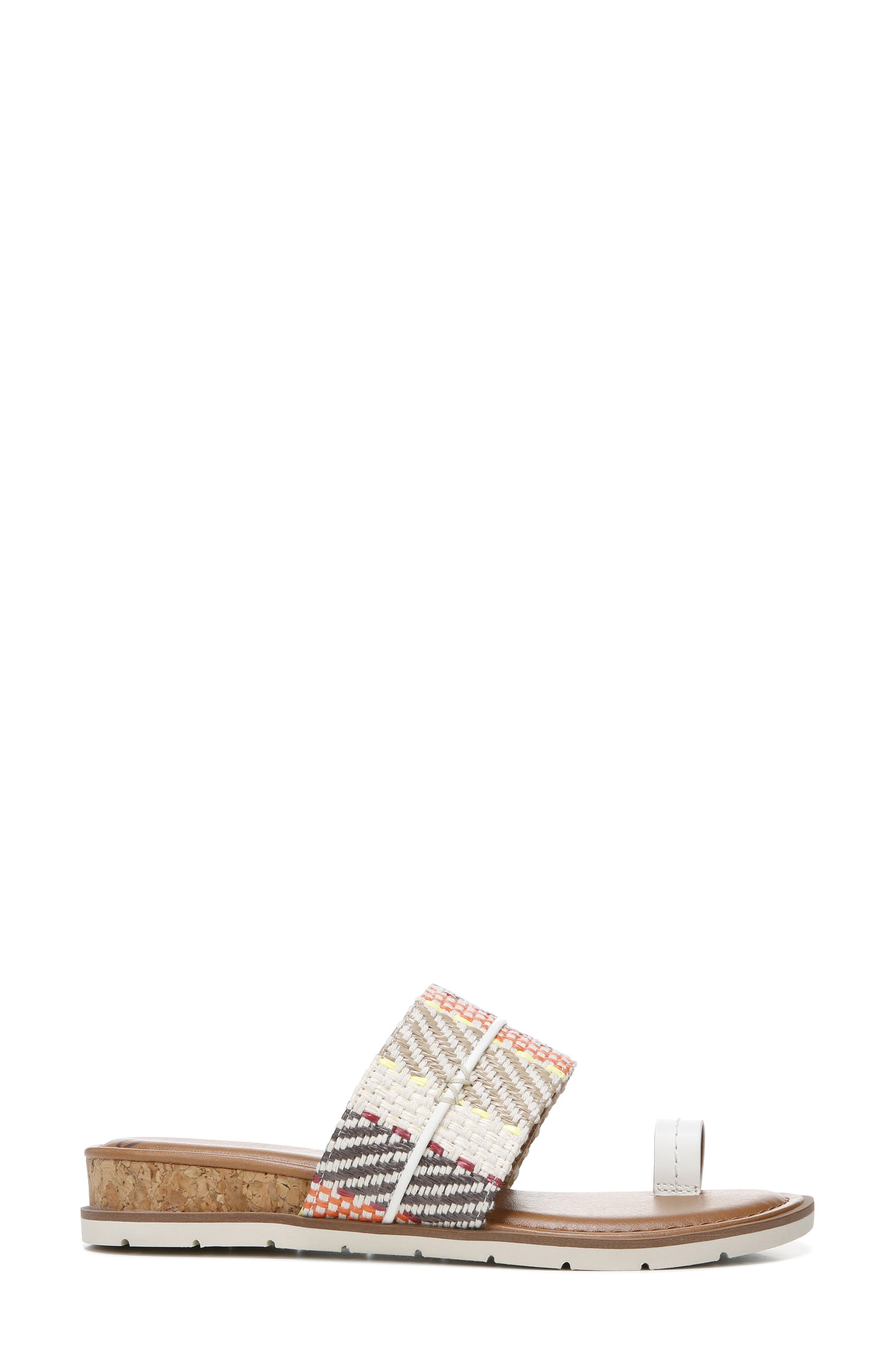 Adelanto Wedge Slide Sandal, Alternate, color, NATURAL MULTI LEATHER