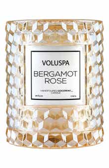 Voluspa Roses Icon Cloche Cover Candle