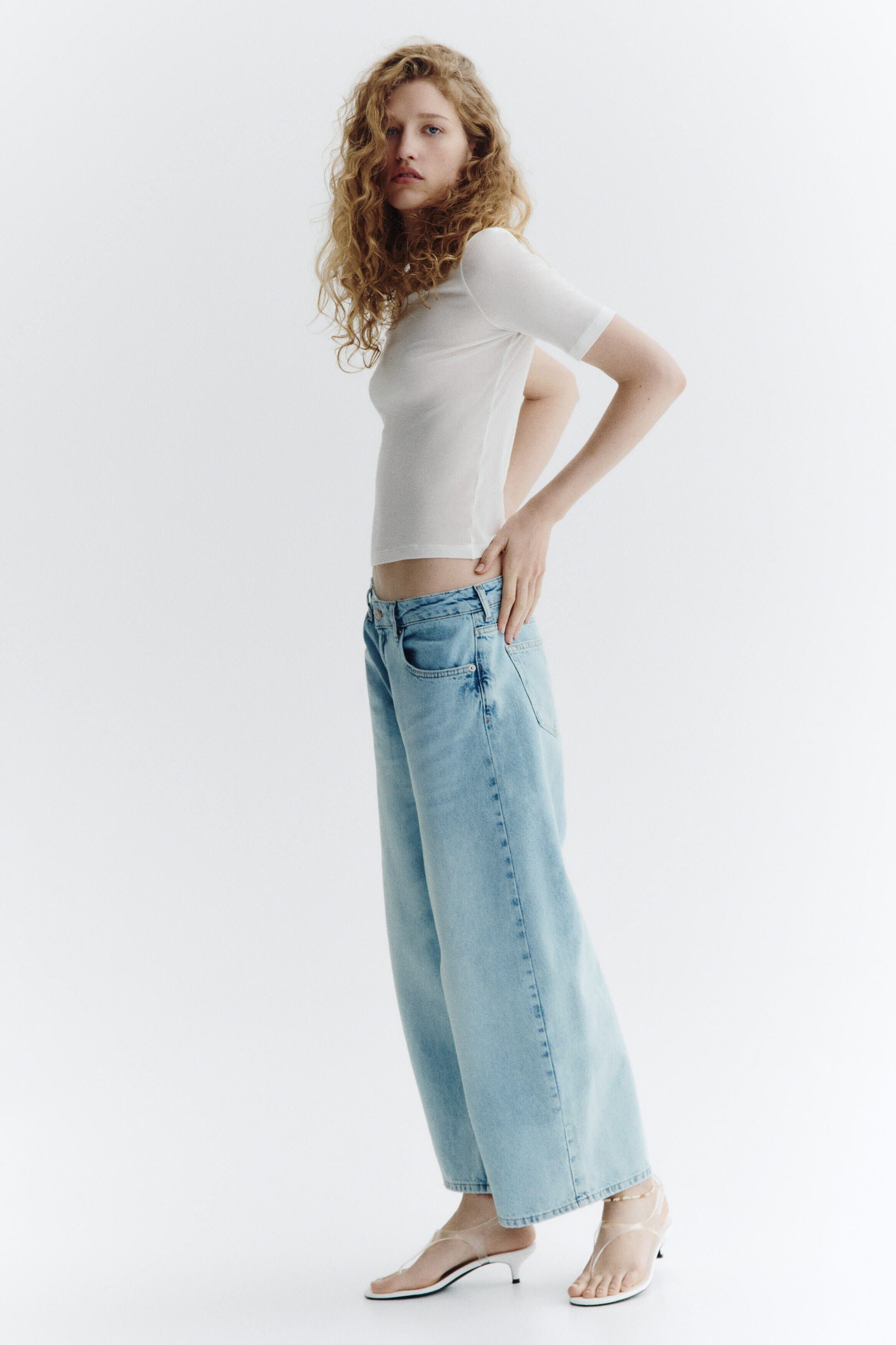 selected Light denim blue