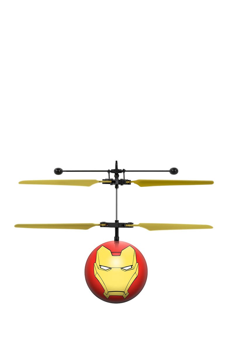 WORLD TECH TOYS Marvel Avengers Iron Man IR UFO Ball Helicopter, Main, color, 
