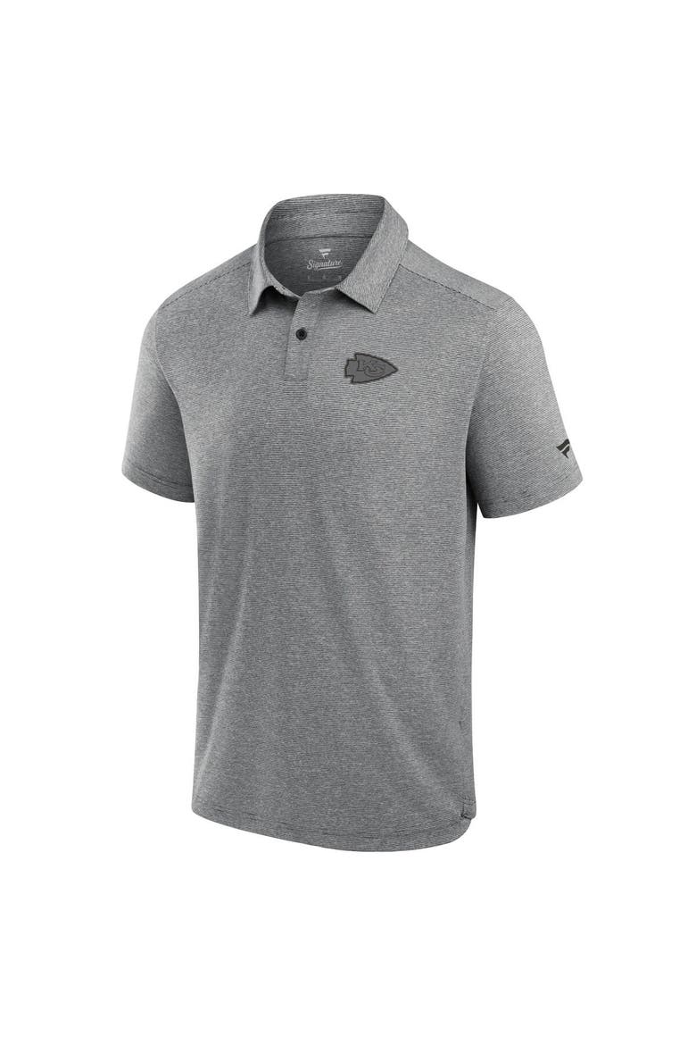 Men's Fanatics Signature Black Kansas City Chiefs Front Office Tech Polo Shirt, Alternate, color, Black