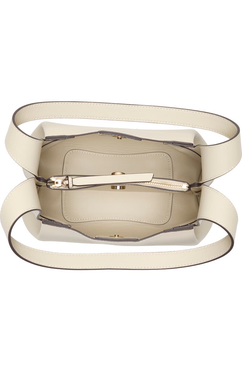 rag & bone Slade Leather Shoulder Bag, Alternate, color, Antique White