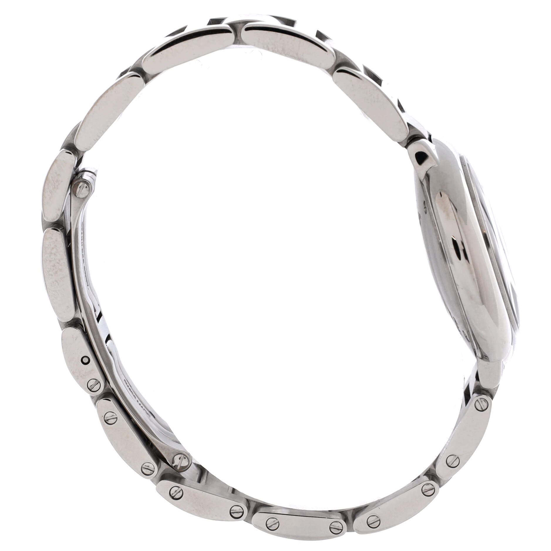 Ballon Bleu de Cartier Quartz Watch Stainless Steel with Diamond Markers 28, Alternate, color, Metallic Silver
