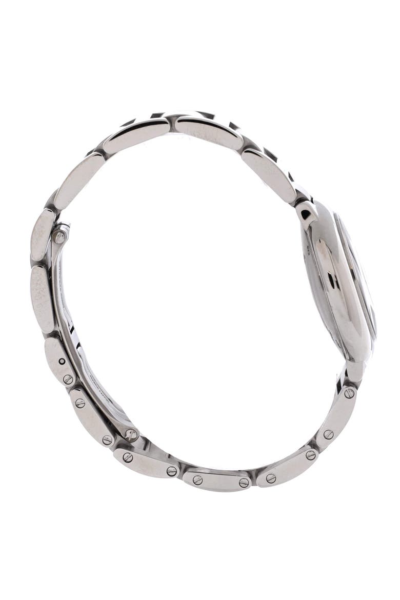 Ballon Bleu de Cartier Quartz Watch Stainless Steel with Diamond Markers 28, Alternate, color, Metallic Silver