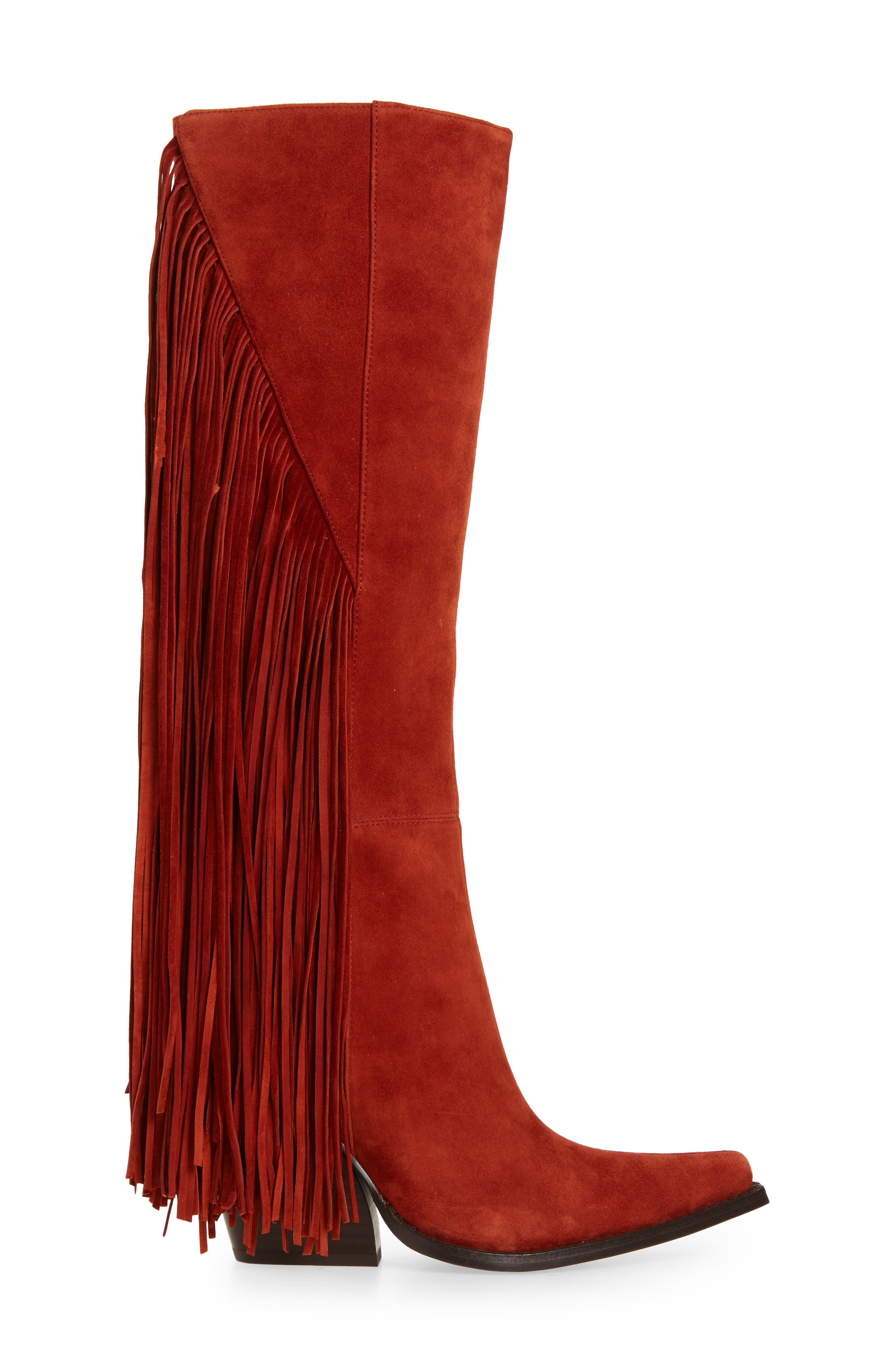 Cattle Western Boot, Alternate, color, RUST SUEDE