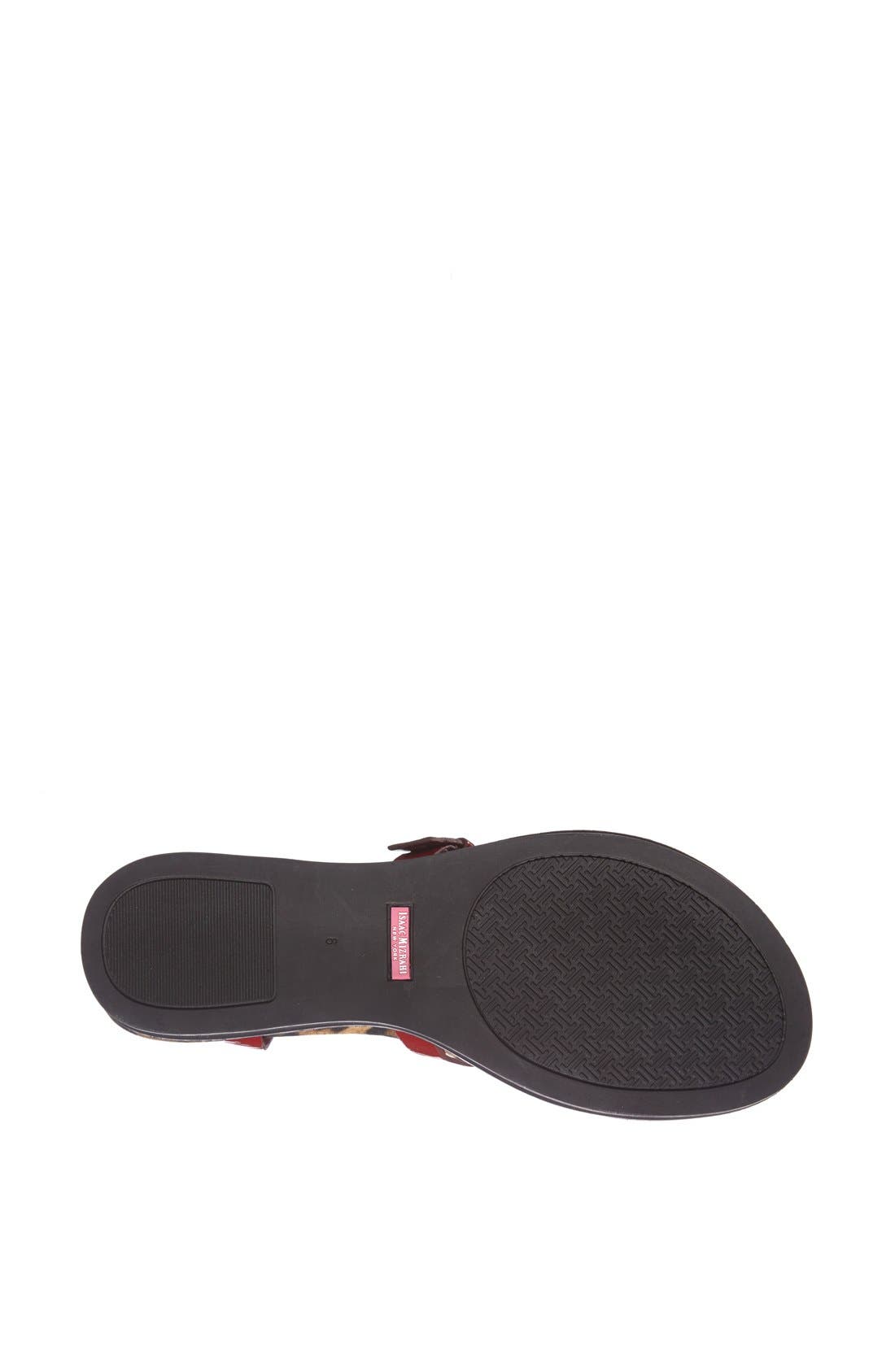 'Beluga' Sandal, Alternate, color, RED PATENT