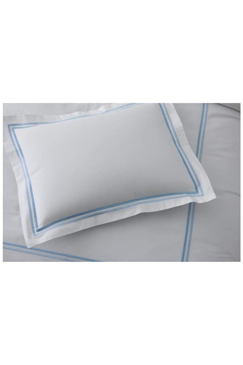 Essex Boudoir Sham, Alternate, color, AZURE