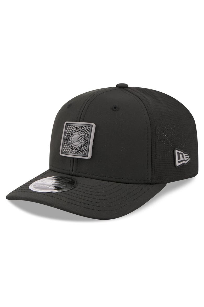 Men's New Era  Black Miami Dolphins 2026 NFL Training Camp 9SEVENTY Adjustable Hat, Alternate, color, Black
