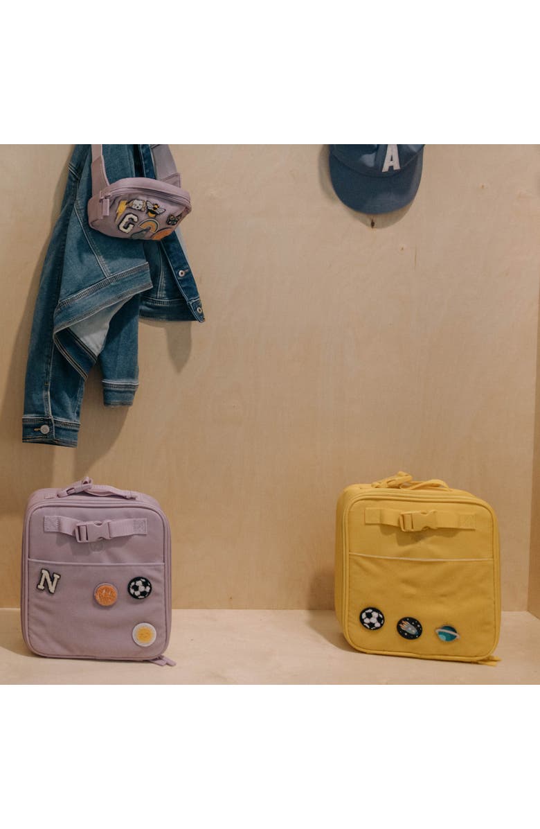 Parker Kids Co. Lunch box + Patches - Adventure Set, Alternate, color, Rain