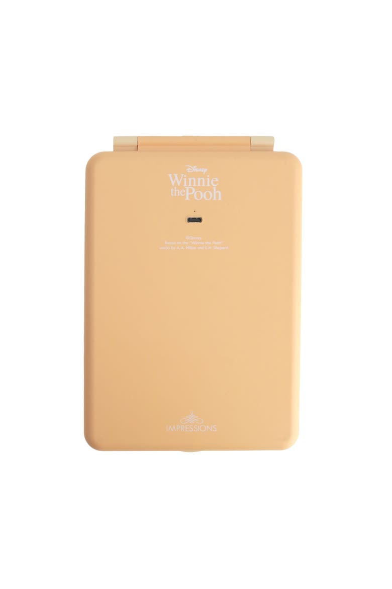 Disney Winnie the Pooh Treat Yourself Touch Pad Mini LED Makeup Mirror, Alternate, color, Beige