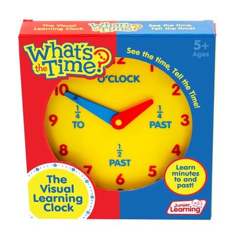 What's the Time Geared Clock Educational Toy