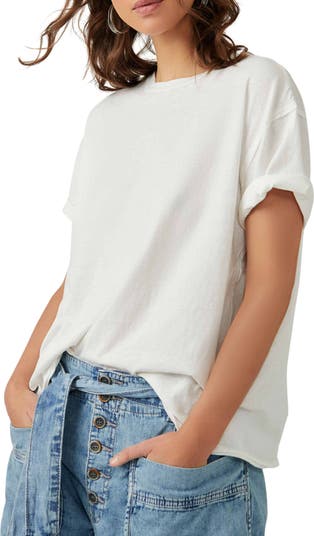 Nina Crewneck Cotton T-Shirt