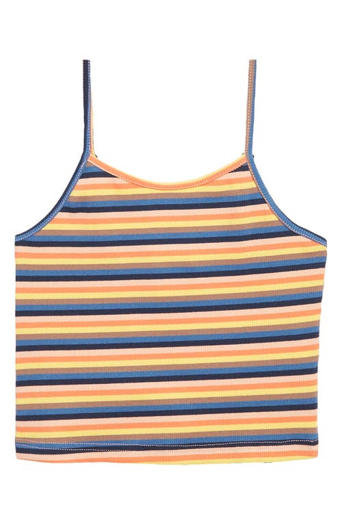 Cotton Emporium Kids' Stripe Rib Tank in Navy Stripe 