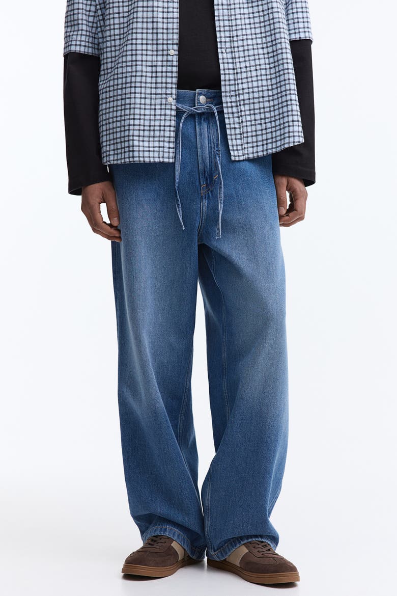 Baggy Jeans, Alternate, color, Denim blue