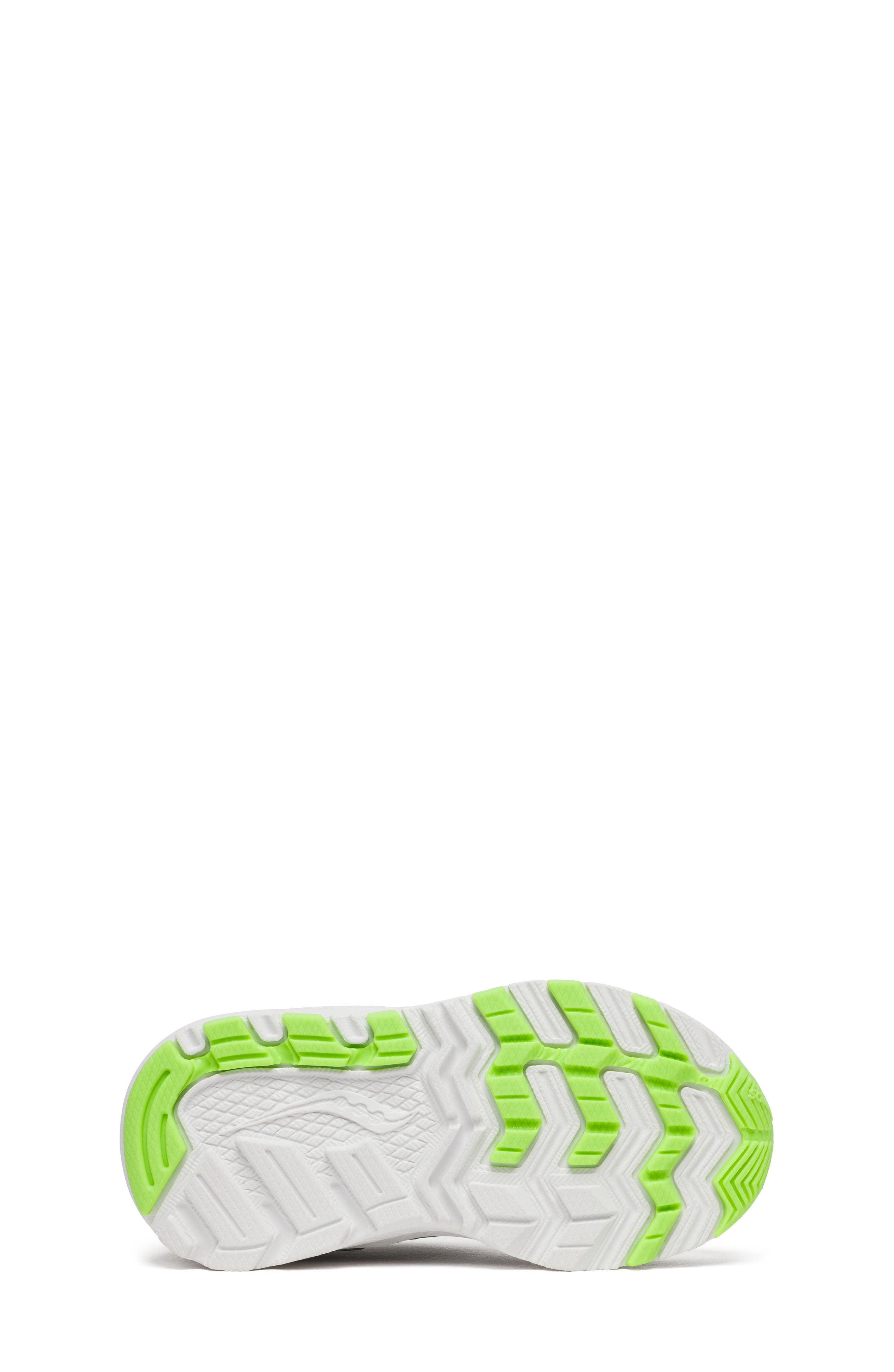 Saucony Kids' Eclipse Sneaker, Alternate, color, White/ Grey/ Lime