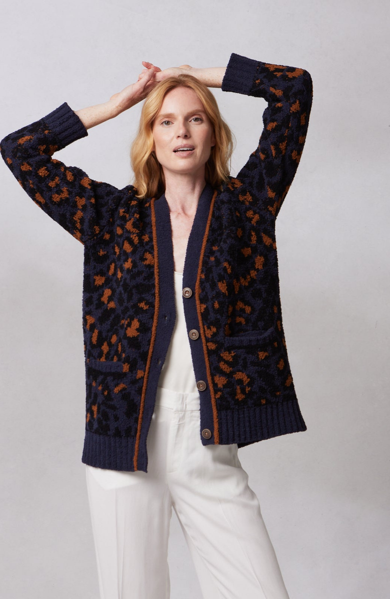 Kashwere Apparel Women's Chenilla Classic Cardigan, Alternate, color, 