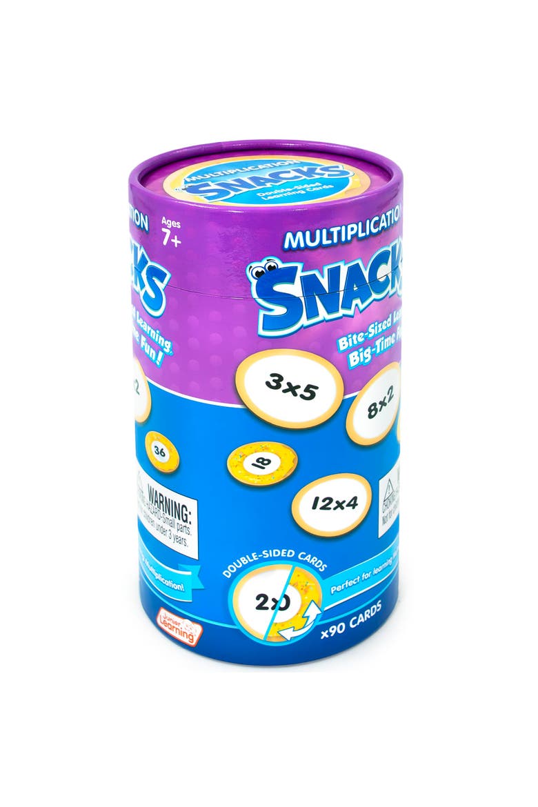 Multiplication Snacks Math Game, Alternate, color, Multicolored