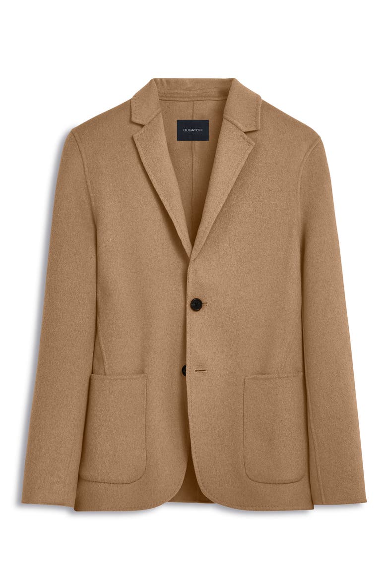 Wool Blend Double Button Blazer, Alternate, color, CAMEL