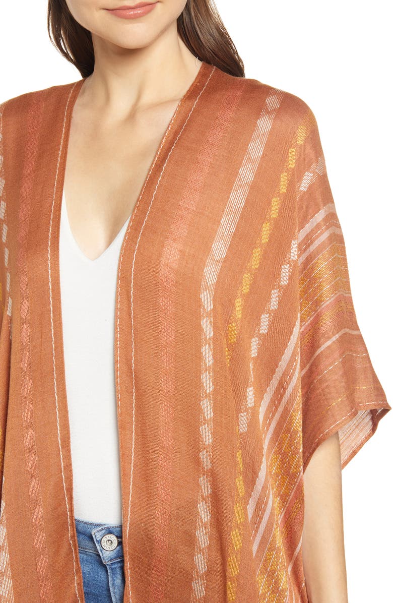 Free People Vida Stripe Duster, Alternate, color,