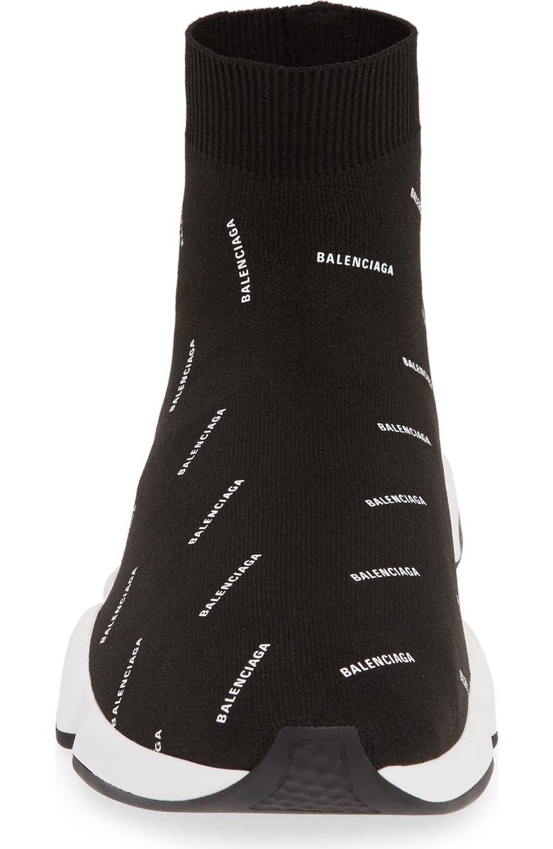 Balenciaga Logo Speed Slip-On, Alternate, color,