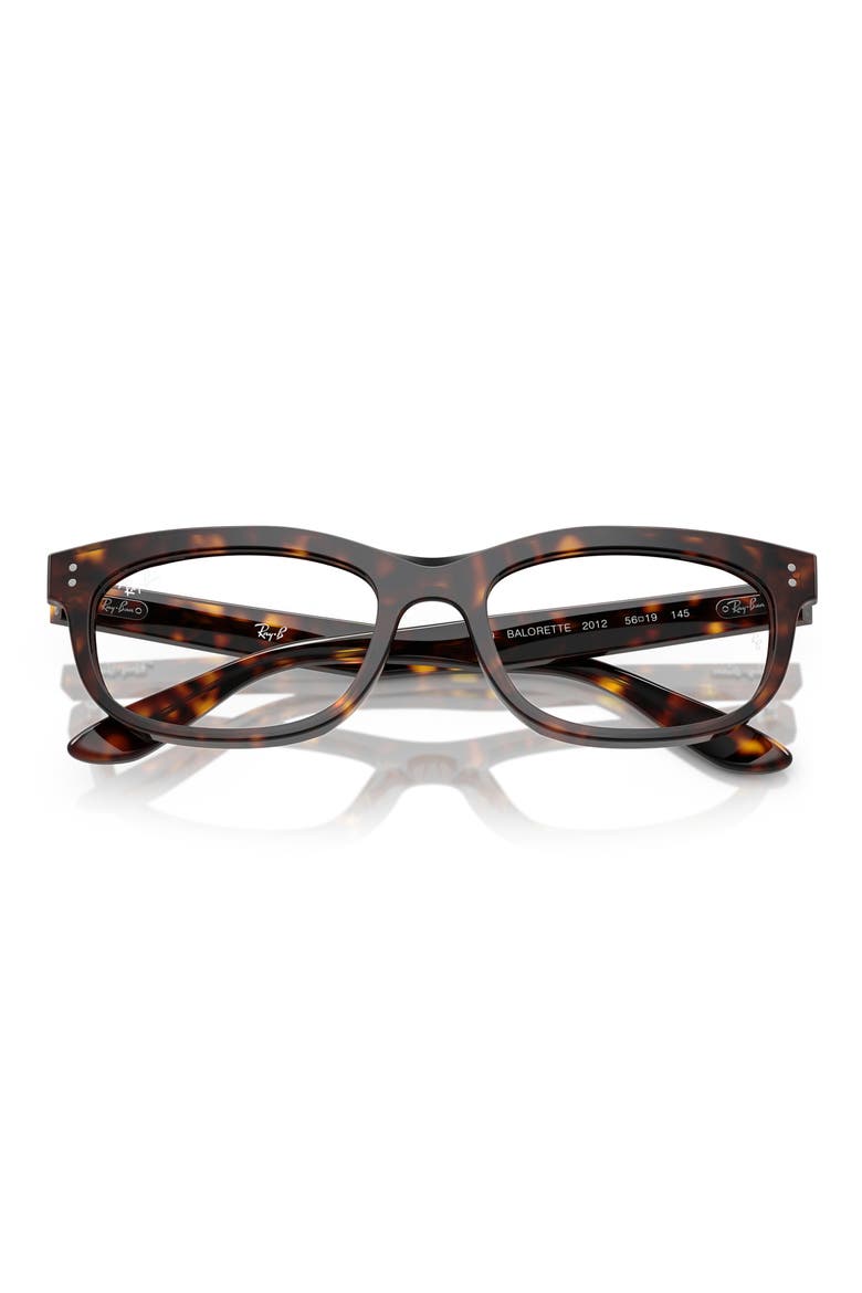 Balorette 56mm Pillow Optical Glasses, Alternate, color, HAVANA