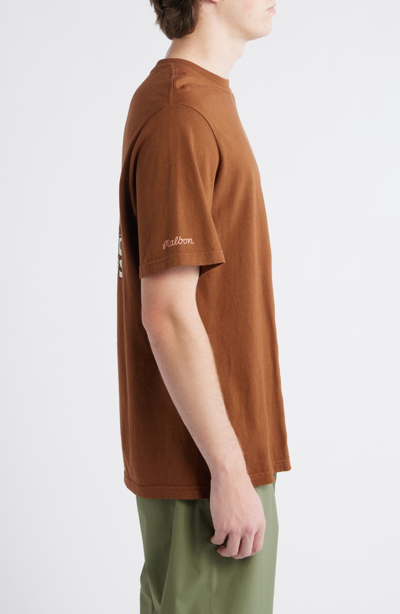 Malbon Golf Bermuda Foraging Graphic T-Shirt, Alternate, color, Pecan