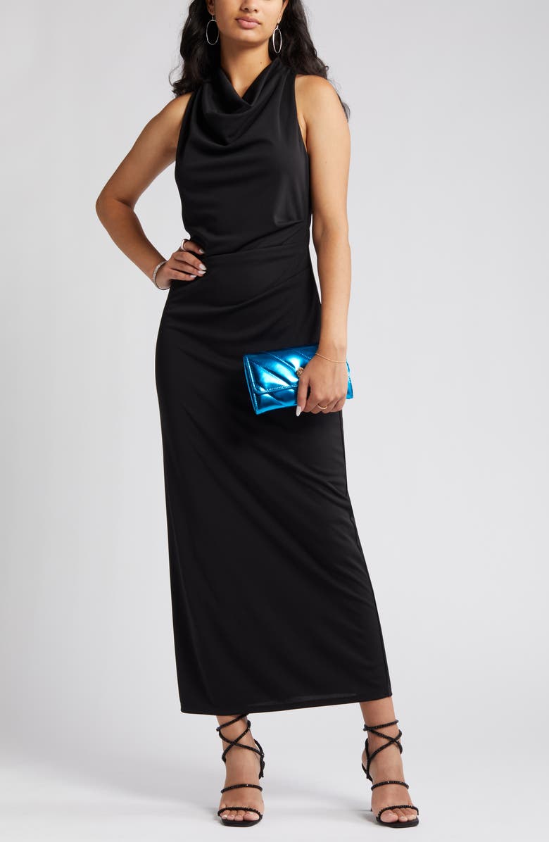 WAYF The Georgina Cowl Neck Gown, Main, color,