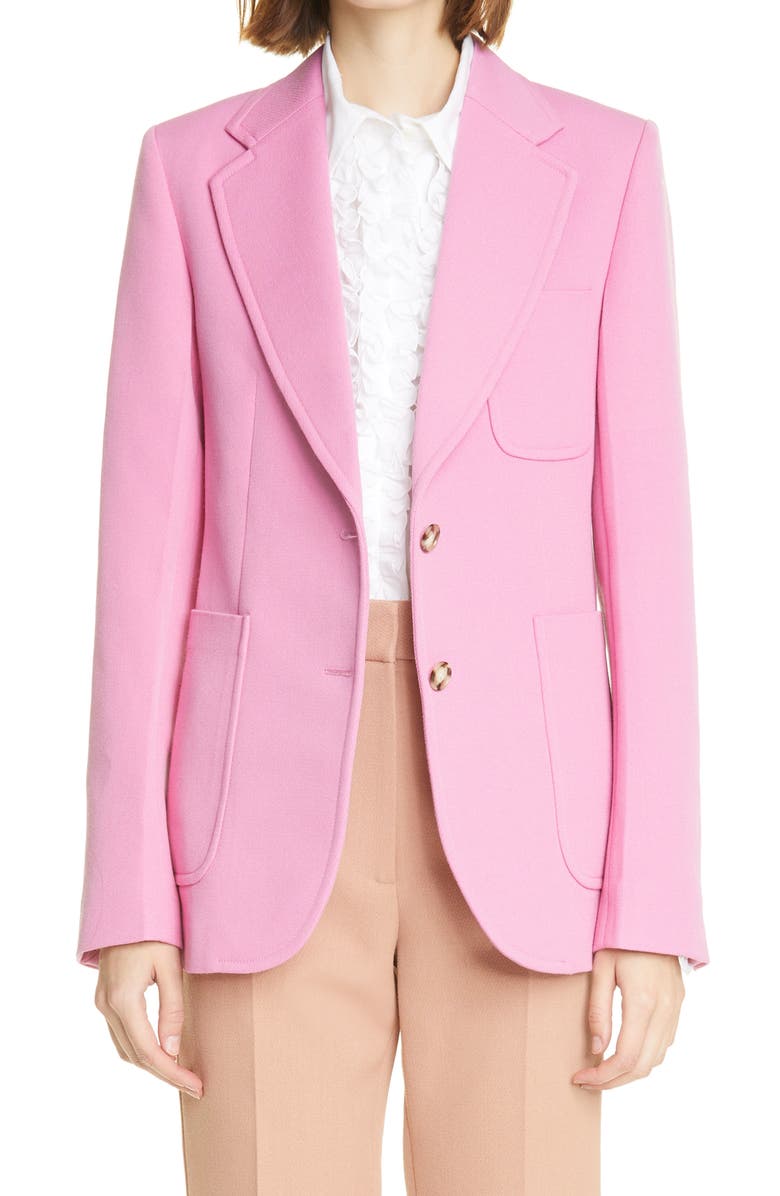 Victoria Beckham Wool Blend Jacket, Main, color,