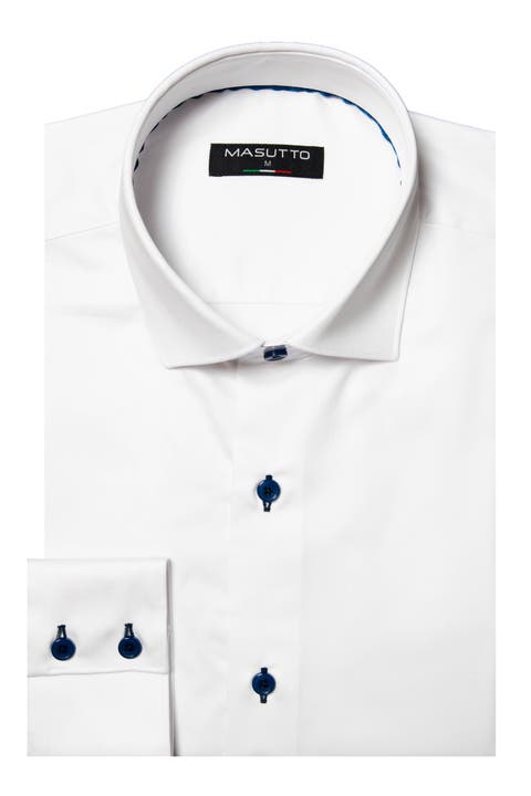 Venice DB Button Solid Down Long Sleeve Shirt