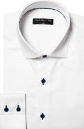 MASUTTO Venice DB Button Solid Down Long Sleeve Shirt