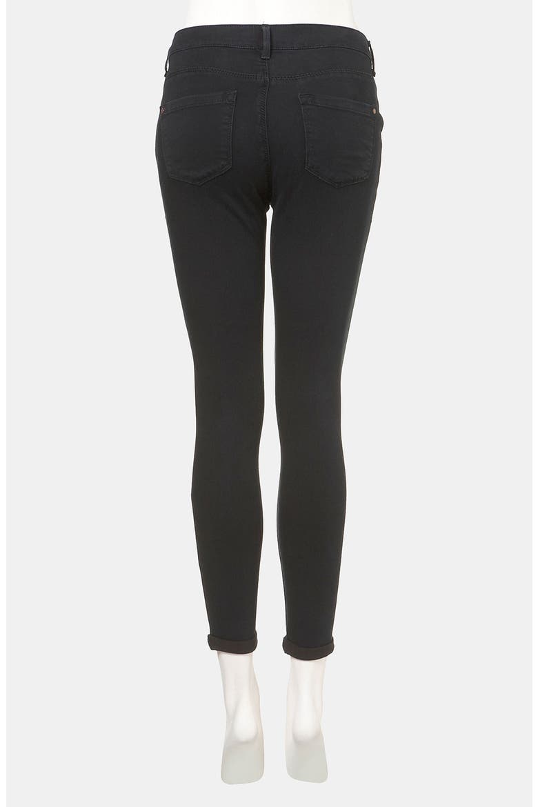 Moto 'Leigh' Skinny Jeans, Alternate, color, BLUE BLACK