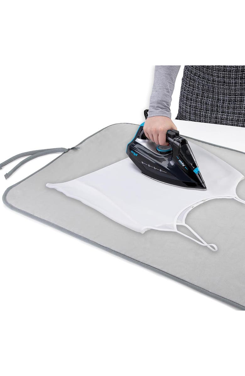 Minky Deluxe Ironing Mat, Alternate, color, Grey