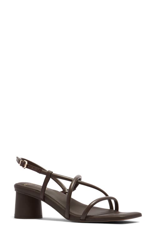 Frankie4 Lottie Leather Sandal In Brown