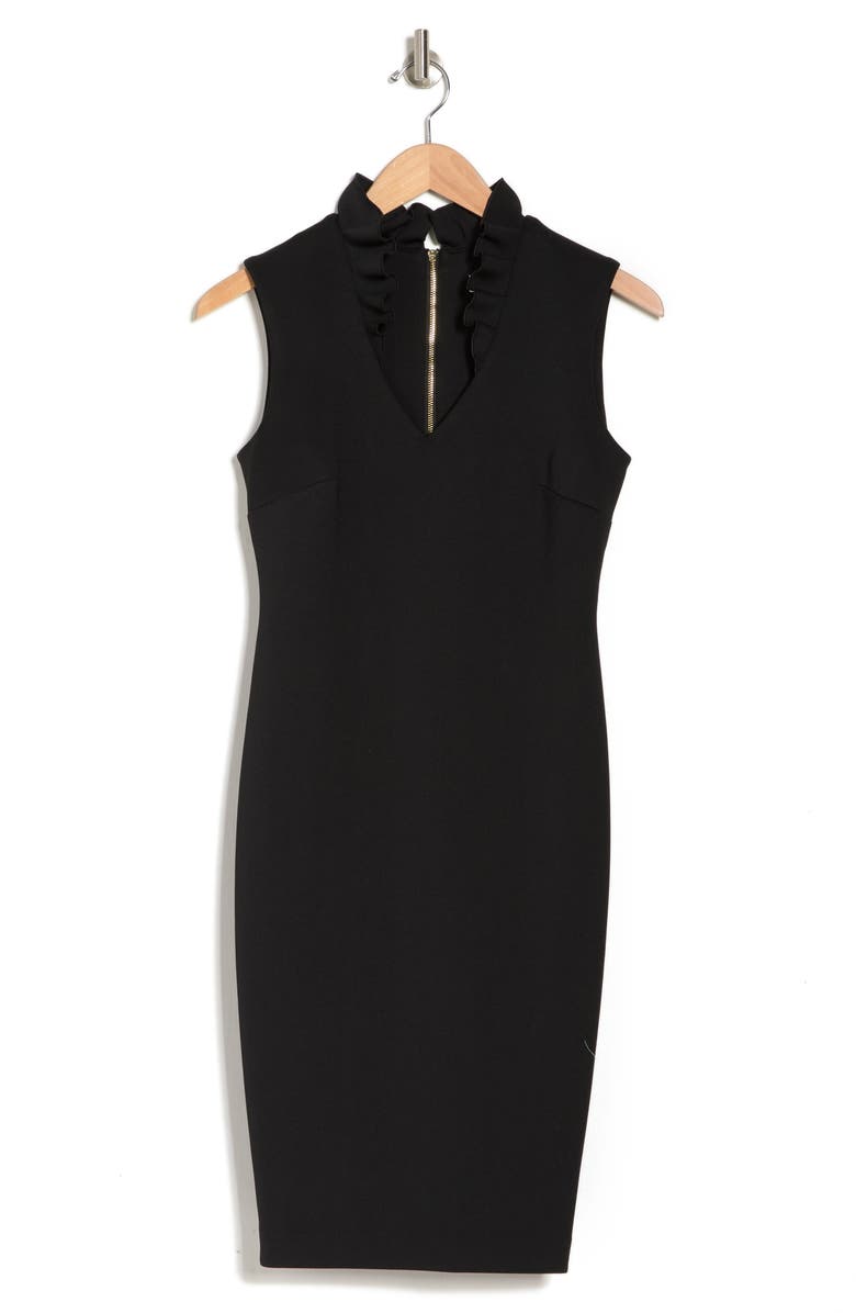 Calvin Klein Ruffle Neck Sheath Dress | Nordstromrack Calvin Klein Ruffle Neck Sheath Dress | Nordstromrack