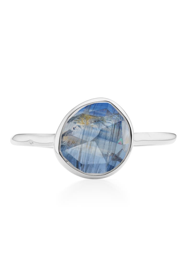 MV Siren™ Stacking Ring, Alternate, color, SILVER/ KYANITE