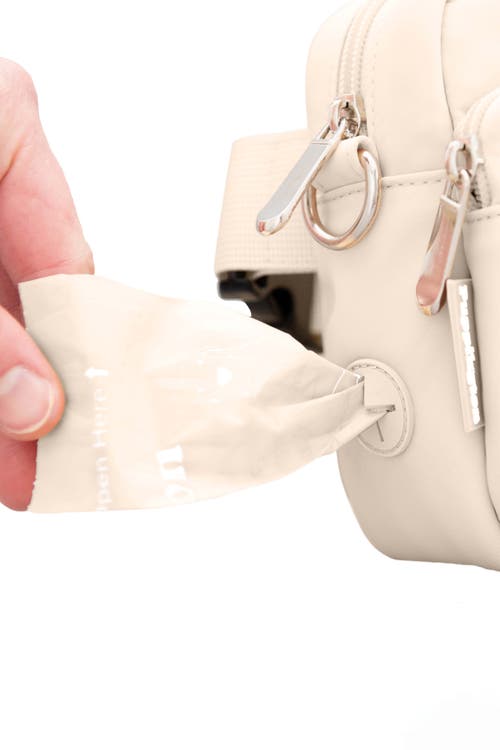 Puppington 3-in-1 Dog Walking Bag With Poop Bags In Vanilla Cream