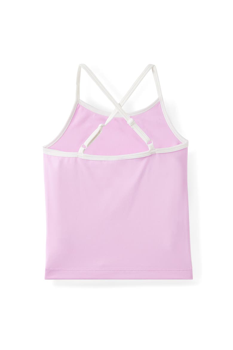 Kid's Soft Stretch Active Cross Back Tank, Alternate, color, Pale Violet