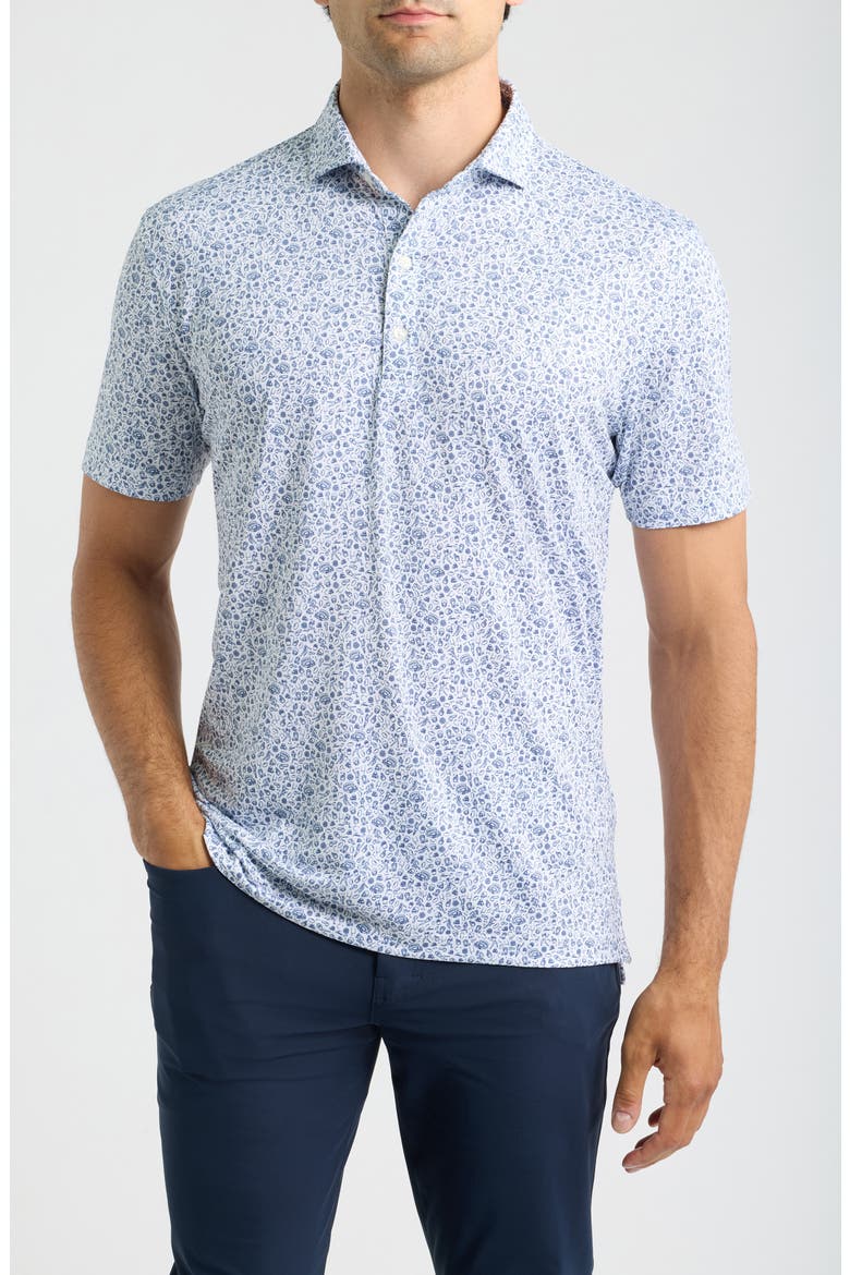 Gridiron Performance Polo, Main, color, MIDNIGHT NAVY