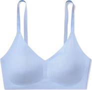 True & Co Rib Triangle Bra