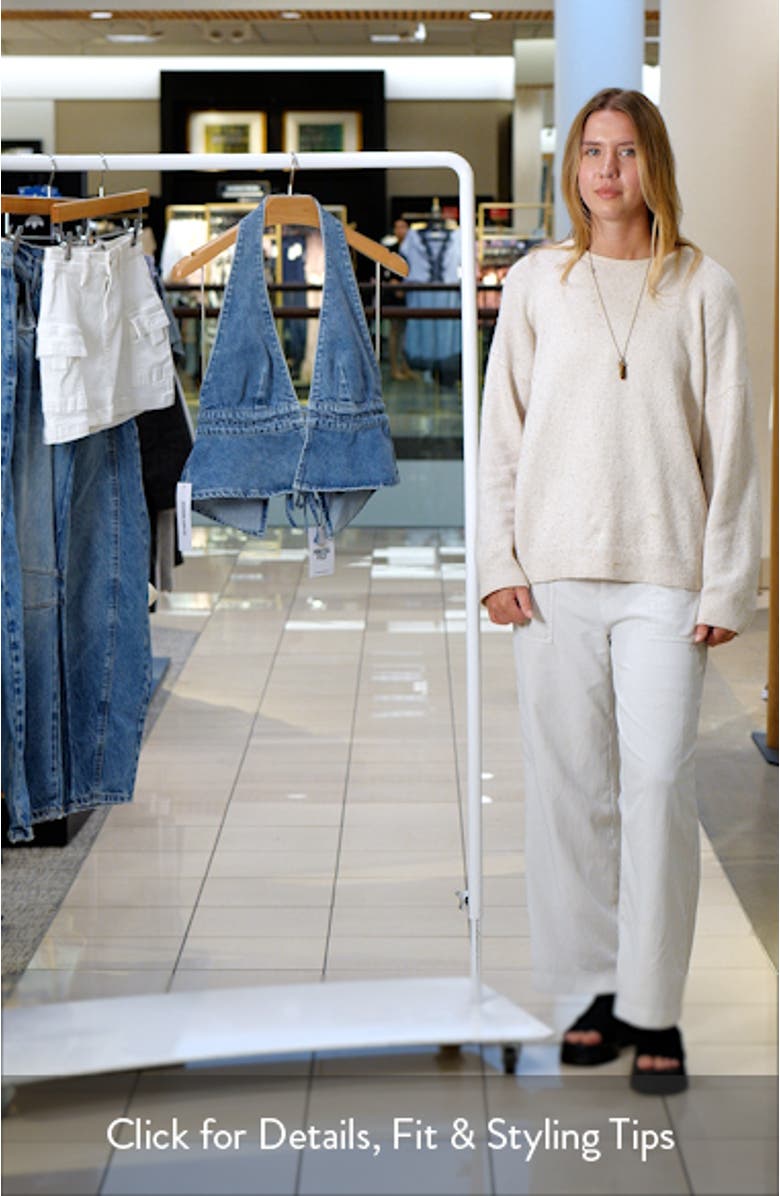 Sequoia Denim Halter Top, sales video thumbnail