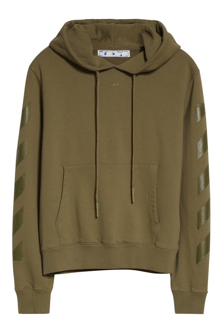 Rubber Arrow Slim Hoodie, Alternate, color, GREEN GREEN