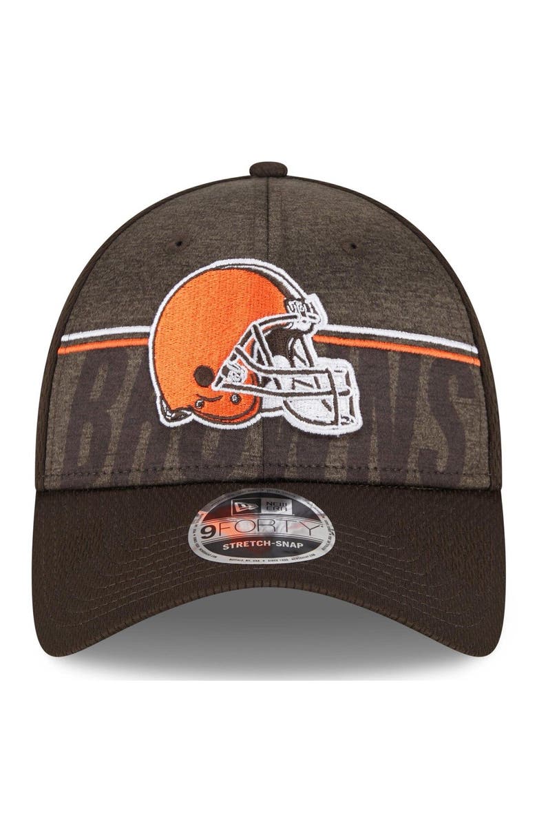 New Era Men's New Era Brown Cleveland Browns 2023 NFL Training Camp 9FORTY Adjustable Hat, Alternate, color, 