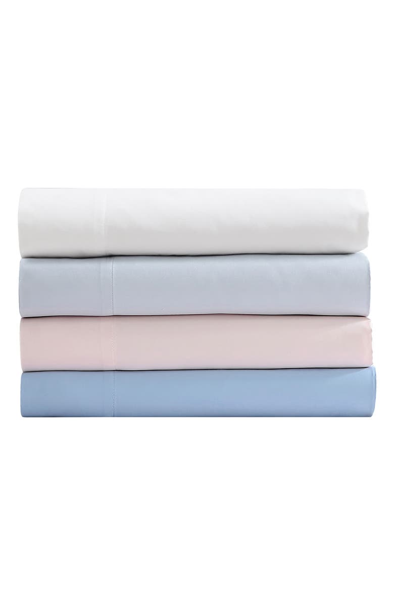 Laura Ashley Solid Sheet Set, Alternate, color, White