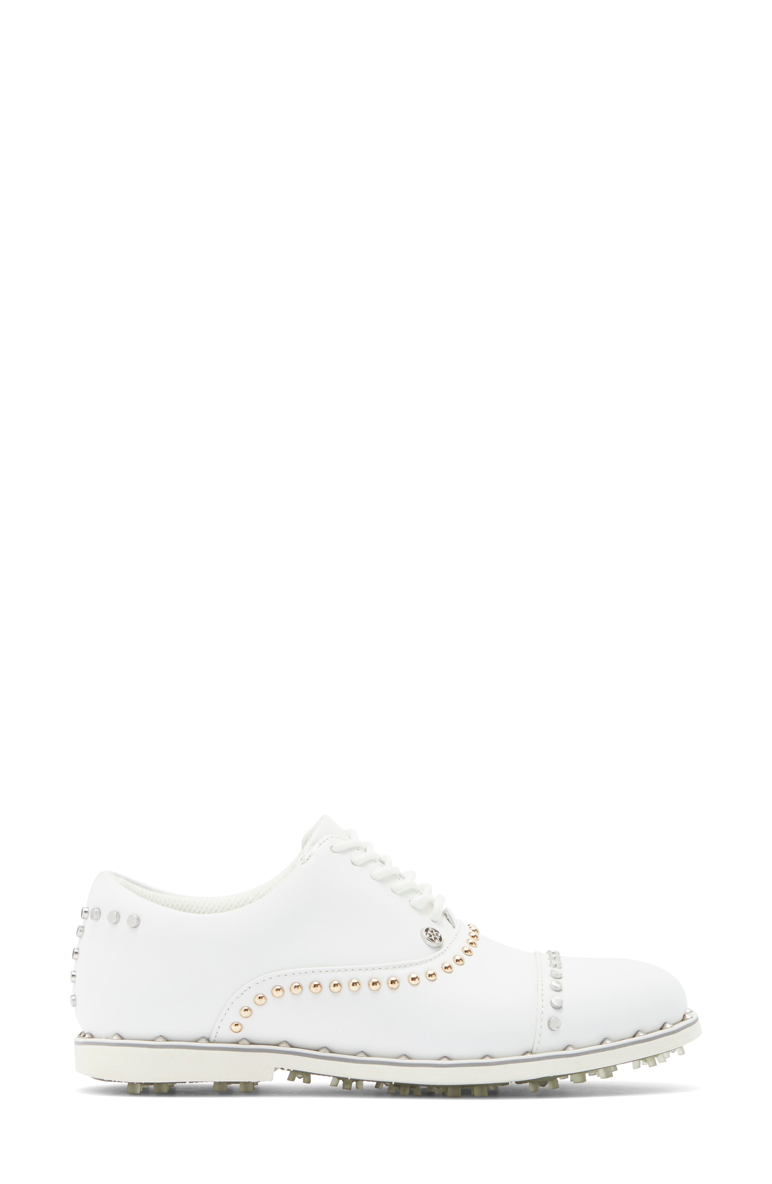 G/FORE Welt Studded Gallivanter Golf Shoe, Alternate, color, 