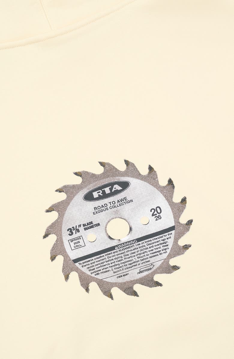 RtA Jordan Raw Sand Digger Oversize Graphic Hoodie, Alternate, color, 