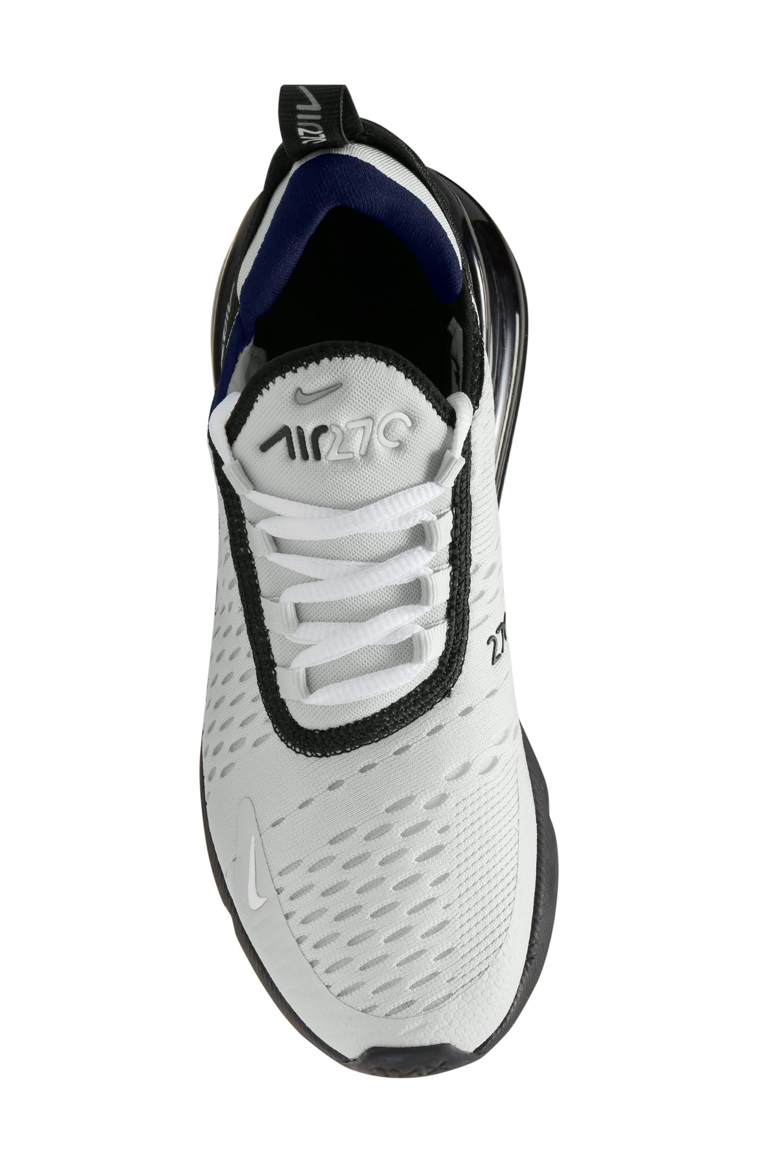 Air Max 270 Sneaker, Alternate, color, PHOTON/ COOL GREY/ BLACK