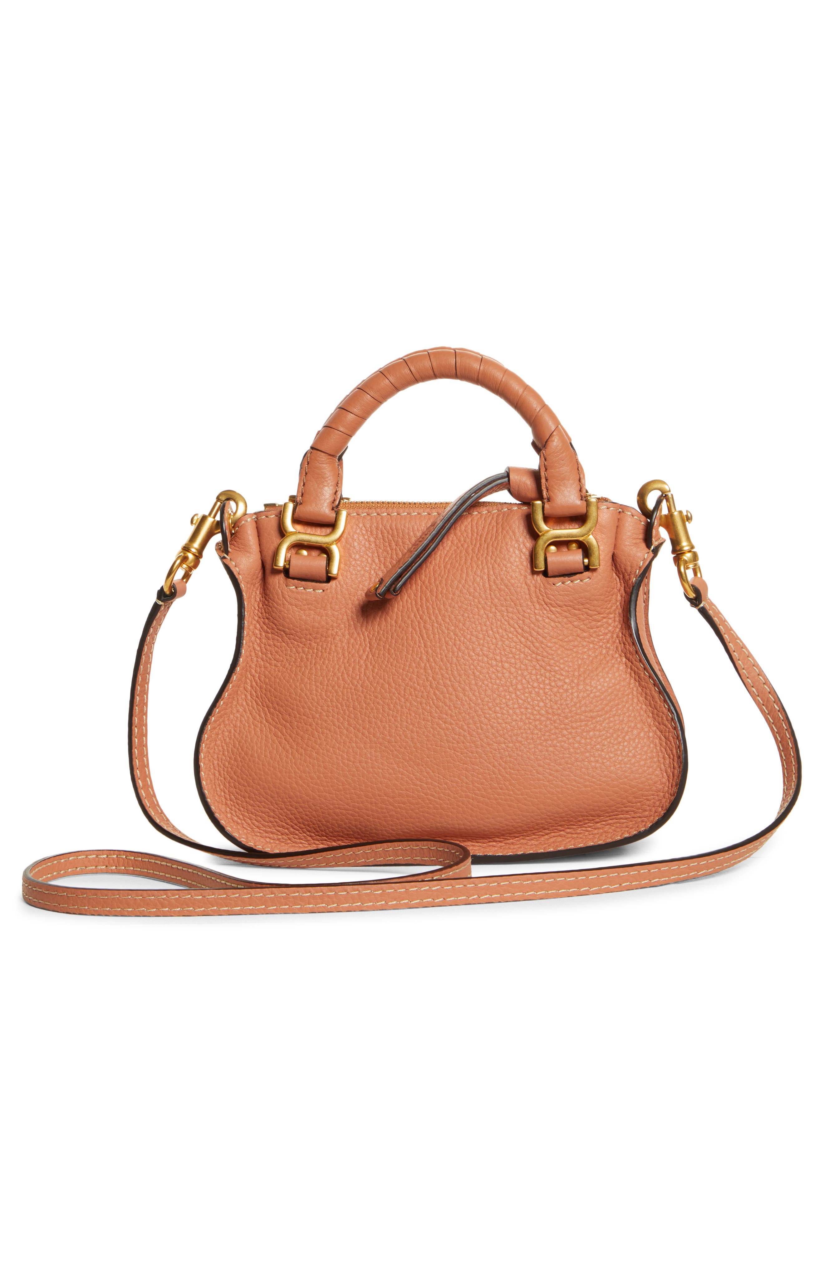 Chloé Mini Marcie Leather Crossbody Bag, Alternate, color, 