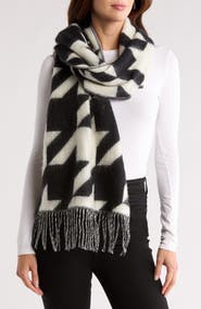 AllSaints Toni Houndstooth Scarf