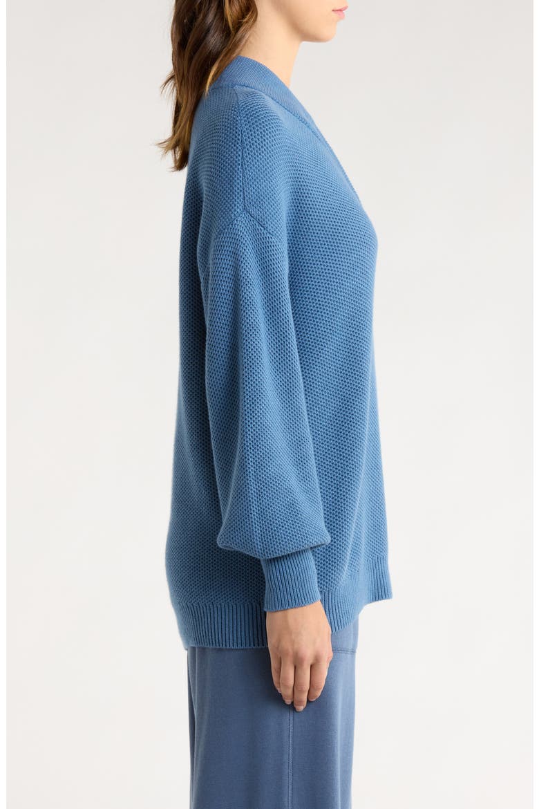 Cozy Cottonsilk™ Pocket Henley Sweater, Alternate, color, TWILIGHT BLUE