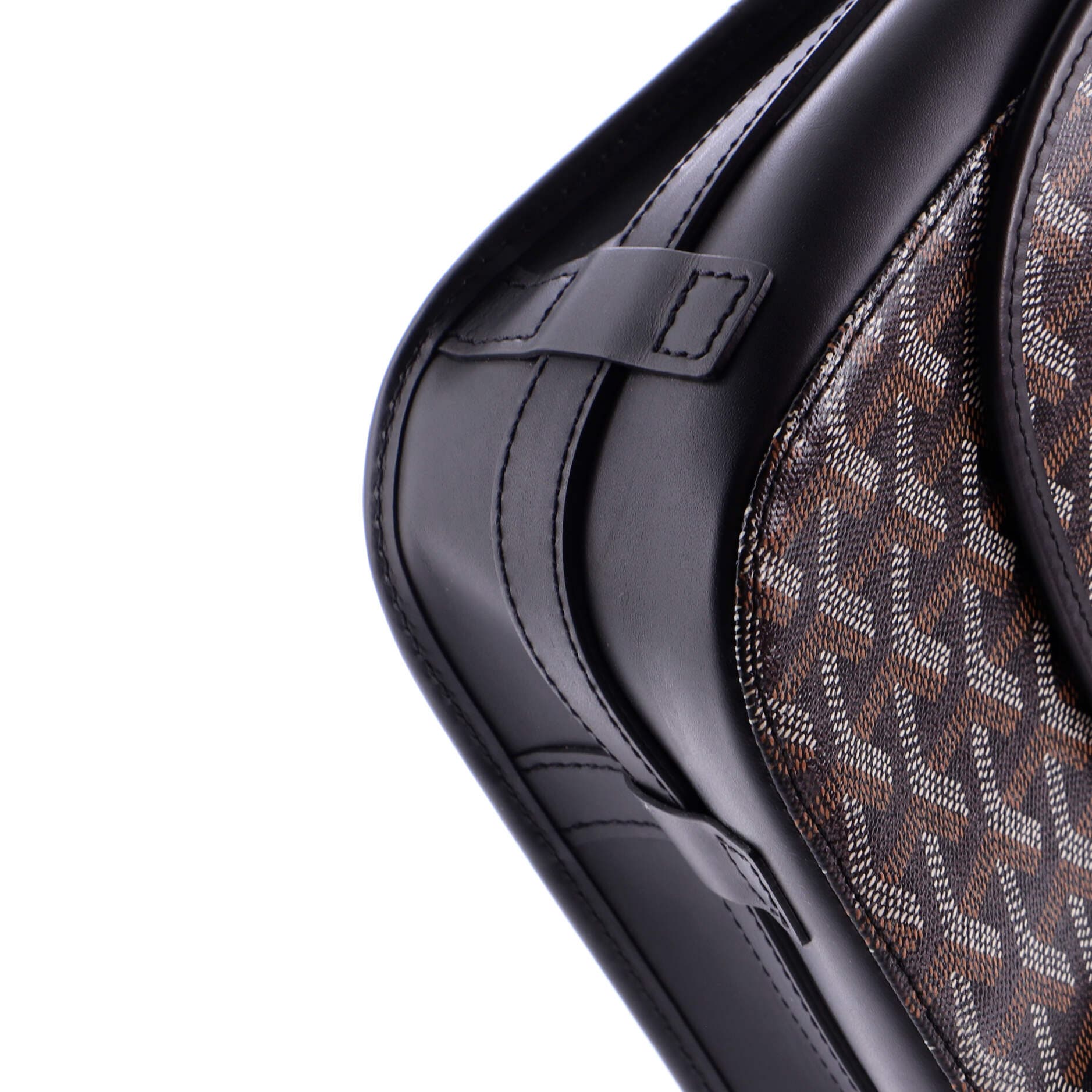 Pre-Owned Goyard Belvedere II Messenger Bag Coated Canvas MM, Alternate, color, 